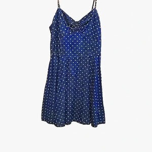 Aeropostle Navy/white Polka Dot Sundress Size Medium